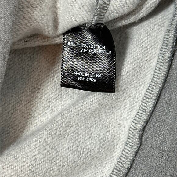 Michael Costello x Revolve Cold Shoulder Mini Dress Gray Designer Sweatshirt M - Picture 12 of 16